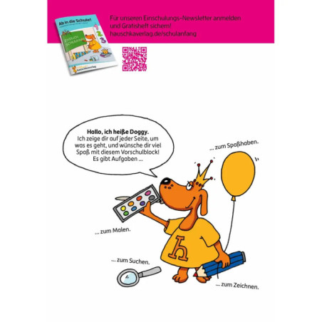 Vorschulblock - Konzentration und Wahrnehmung ab 5 Jahre. Ab 5 Jahre.