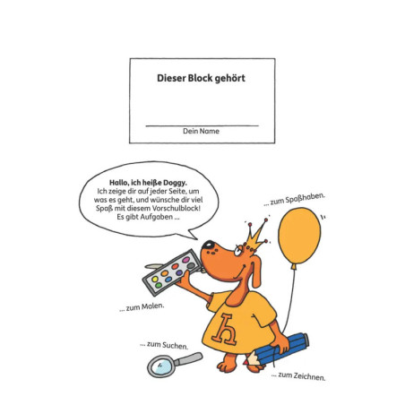 Vorschulblock - Konzentration und Wahrnehmung ab 5 Jahre. Ab 5 Jahre.