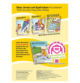 Vorschulblock - Konzentration und Wahrnehmung ab 5 Jahre. Ab 5 Jahre.