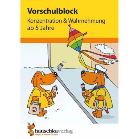 Vorschulblock - Konzentration und Wahrnehmung ab 5 Jahre. Ab 5 Jahre.