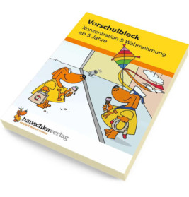 Vorschulblock - Konzentration und Wahrnehmung ab 5 Jahre. Ab 5 Jahre.