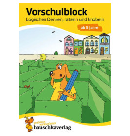 Vorschulblock - Logisches Denken, rätseln und knobeln ab 5 Jahre. Ab 5 Jahre., sortiert