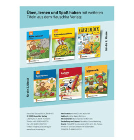 Quer durch die 2. Klasse, Mathe und Deutsch - Übungsblock. Ab 7 Jahre.