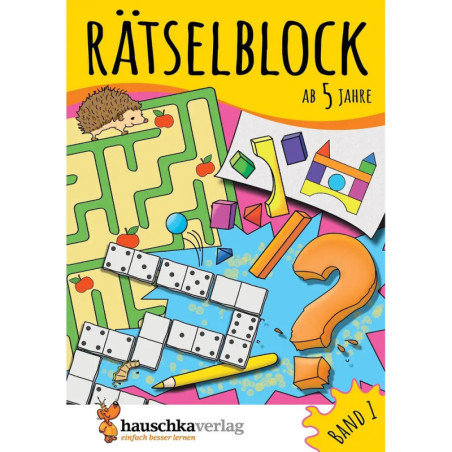 Rätselblock ab 5 Jahre, Band 1, sortiert