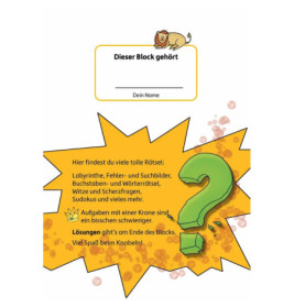 Rätselblock ab 7 Jahre, Band 1