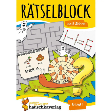 Rätselblock ab 8 Jahre, Band 1