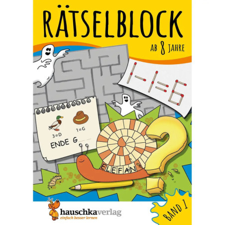 Rätselblock ab 8 Jahre, Band 1