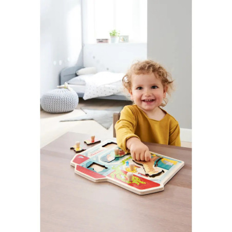 Haba Greifpuzzle Im Pferdestall