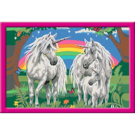 Ravenburger 28908 Malen nach Zahlen Fabelhafte Einhornwelt Malen nach Zahlen Serie C