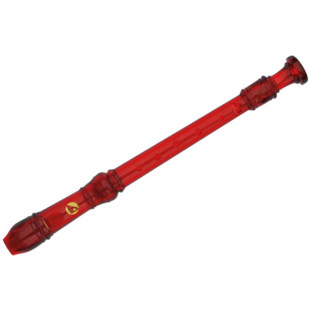 Voggy's Kunststoff-Blockflöte rot (barocke Griffweise)