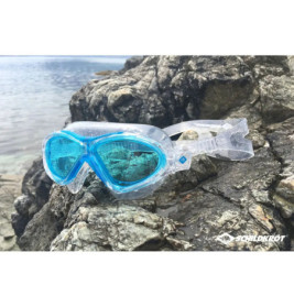 Schildkröt Funsports - Schwimmbrille BALI Junior 4+ im Carrybag, Farbe:blau-transp.