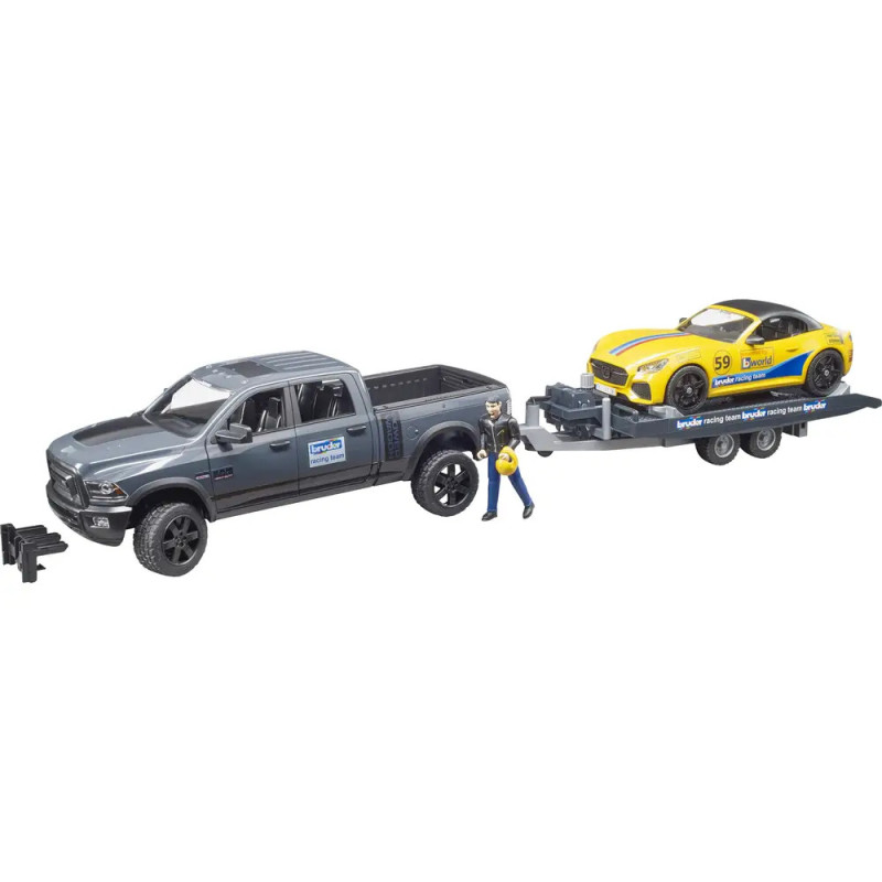 RAM 2500 Power Wagon und BRUDER Roadster Racing Team