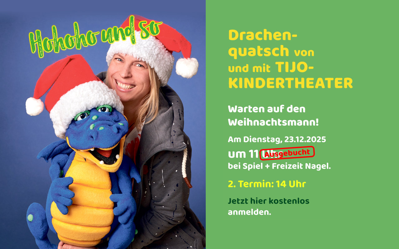 Drachenquatsch von und mit Tjio-Kindertheater